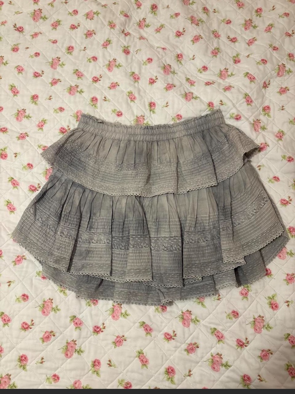 LoveShackFancy Ruffle Mini Heritage Skirt